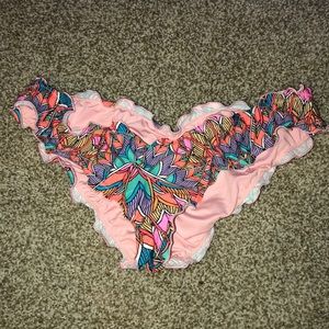 Reversible cheeky bikini bottoms